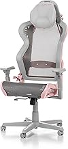 DXRacer (the Original) Air R1S Gaming Chair, Mesh, Grey-Pink-Grey, Up to 200 cm