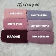 Tudung Bawal Plain Bidang 50 60 Chiffon voile