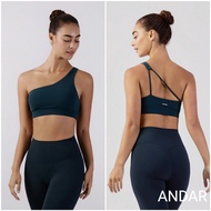 [ANDAR] Airywin Asymmetrical Bra (Volume Up bra pad)  Women Clothes korea style Work out clothes And