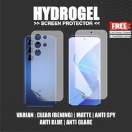 LAYAR ITEL S26 Ultra Hydrogel Screen Protector Anti-Scratch S25 Ultra/ S23/ S23+ Full Cover Screen a