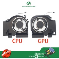 Laptop CPU GPU Cooling Fan DC12V 0.50A 4PIN For Xiaomi MI 15.6 Notebook 2019 RTX 2060 GTX 1660 Ti