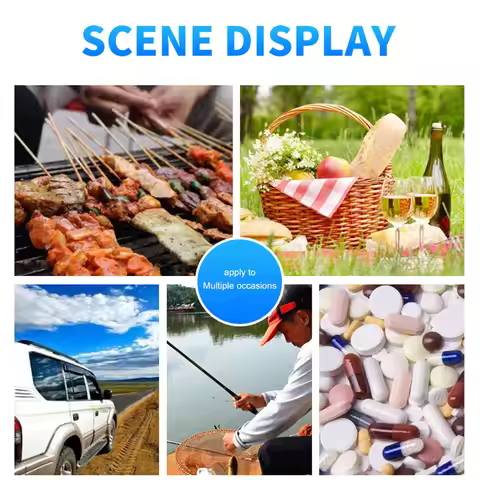 6L Camping Cooler Box Multipurpose Outdoor Hard Cooler for Camping Picnic Beach Drink Beverage Fishi