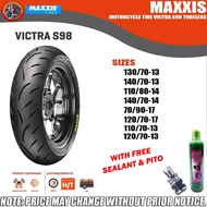 MAXXIS VICTRA S98 MOTORCYCLE TIRE TUBELESS