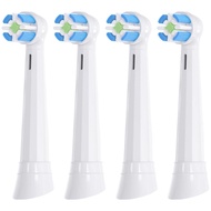 Rebrush replacement brush heads for Oral-B iO series electric toothbrush, 4 pcs, white