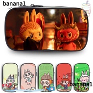BANANA1 Labubu Pencil Cases, Cute Cartoon Large Capacity Labubu Pencil Bag, Stationery Box