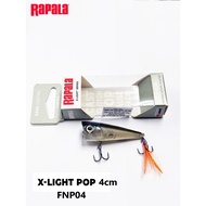 Rapala X-Light Pop 4cm FNP04 Loud Popper