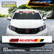 DECAL STICKER KACA DEPAN MOBIL XENIA AVANZA JAZZ AGYA AYLA INNOVA DLL / STIKER KACA DEPAN TERMURAH