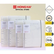 Clear plastic cover notebook 200 pages Subject Hong Ha, 100gsm, size A5/B5