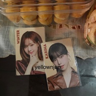 Photocard pc aespa karina winter vegetable sealed