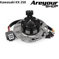 ชุดฐานเครื่องกำเนิดไฟฟ้าสเตเตอร์สำหรับ Kawasaki KX 250 KX250-M1 KX250-L4 1999-2004