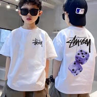 【220G 100%Cotton】 NELLY Cool T Shirt For Boys Kids 3yrs-14yrs Baju Budak Lelaki Fashion Tees 1111