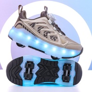 Children's Shoes for Girls, Transformable Roller Shoes, Wheeled Shoes, Walking Shoes, Ice Skates, Fo