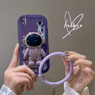 AnDyH Ốp Điện Thoại Cho Vivo Y91C Y1S 1820 Silicone Kết Cấu Cao Cấp Phi Hành Gia Ốp Vỏ Mềm Kèm Giá Đ