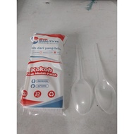 1 PACK CLEAR TABLESPOONS THICK PLASTIC TABLESPOONS DISPOSABLE TABLESPOONS 25 PCS