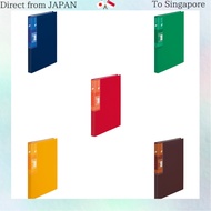 Plus Super Economy Clear File+ A4 40-Pocket Green 75-874 Navy,A4,2 books,A4 (x 3),1 book,Brown,A4 (x