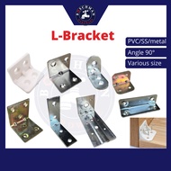 Plastic L Bracket Angle 90° Bracket L Shape Shelf Bracket Shelve Corner Sesiku L Bracket Drawer Kitc