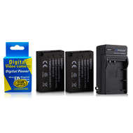แบตเตอรี่กล้อง 2 ก้อน +แท่นชาร์จ Canon LP E17 ความจุ 1200 mAh Li-ion Battery LP-E17 LPE17 1040 mAh f