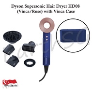 (Gift Edition) Dyson Supersonic Hair Dryer HD08 (Vinca/Rose) with Vinca Blue Case