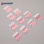 AN.MART 100Pcs Mini Ziplo Bags Small Plastic Zipper Bag Paaging Pill Bags MY