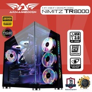 Armaggeddon Nimitz TR8000 Gaming PC Case Dekstop Gaming CPU Transparent