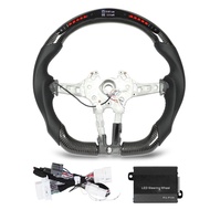 LED Display Steering Wheel Kit Carbon Fiber LED Display Shift Lights Steering Wheel for BMW M5 M6 F1