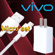 100% Original Fast Charging VIVO Charger 15W Micro USB For Android Charger USB Charger Adapter Set