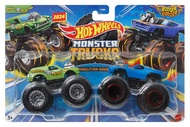 Hot Wheels Monster Trucks 1:64 Scale Demolition Doubles Trucks ฮอตวีล มอนสเตอร์ทรัคส์รถขนาด 1:64 แพ็