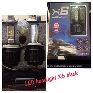 X6 H4 LED Headlight 2 Colors 6000K / 4300K
