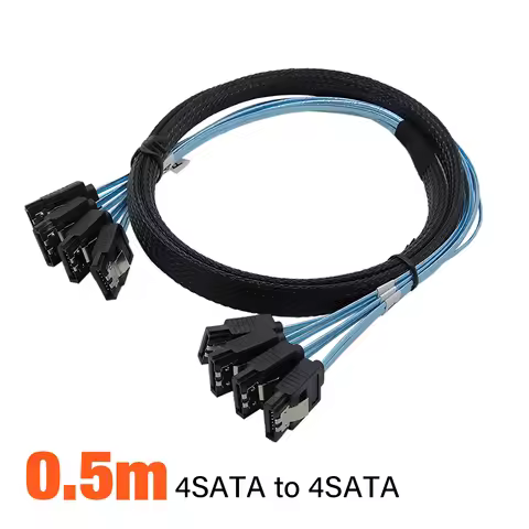 4/6 pcs/set Sata To Sata Cable 6 Ports/Set Date Cable 7 Pin Sata Sas Cable 6Gbps Sata To Sata HDD Ca