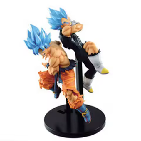 Dragon Ball Super Tag Fighters LC Legend Blue Hair Wukong Blue Hair Beijita Handmade Desktop Ornamen