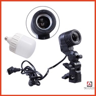 E27 Single Lamp Holder Combo + 50W Super Bright Kenno LED Bulb