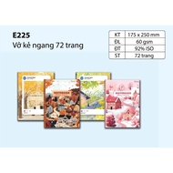 Com,bo 05 Horizontal notebooks 72 pages DL 60gsm E225