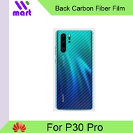 Back Protector Carbon Fibre Film For Huawei P30 Pro