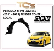 Perodua Myvi Lagi Best (2011~2015) Front Fender Inner Cover/Fender Liner/Daun Pisang -Genuine/Local