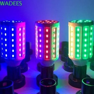 WADEES LED Light Bulb, Red/Blue/Green/Yellow 5W 10W Corn Bulb Lamps, Home Decor E27 Small Colorful Spot Lamp Greenhouse