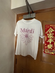 Mardi Mercredi 白色短袖上衣