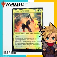Cloud Ex-SOLDIER (Foil)-M0002-FFVII-Final Fantasy-Magic the Gathering (MTG) (FIC)