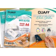 calling card paper w/glitter a4 size 250gsm 50sheet a4 paper