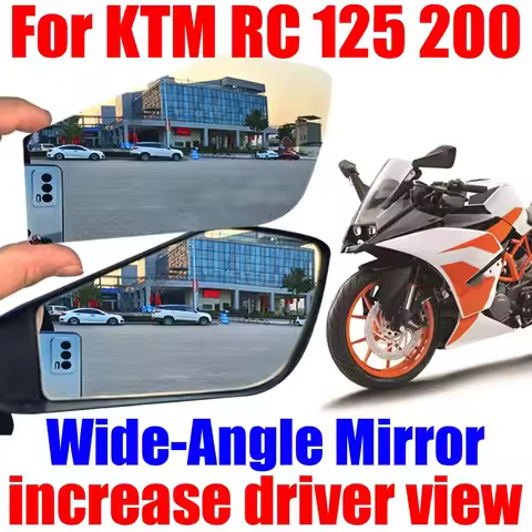 For KTM RC 200 125 RC RC125 RC200 125RC 200RC Accessories Convex Mirror Increase Side Mirror View Re