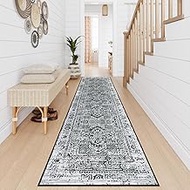 Lahome Boho Washable Runner Rug for Hallways Non Slip, Long 2.5x12 Rug Runner for Hallway Entryway I