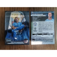 Topps 2023 Stadium Club Chrome Soccer Card #92 Erling Haaland Manchester City