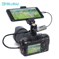 BFOLLOW โทรศัพท์ Android แท็บเล็ตเป็นกล้องตรวจสอบกล้อง HDMI อะแดปเตอร์สำหรับ Vlog Youtuber Filmmaker DSLR การ์ดจับภาพวิดีโอ