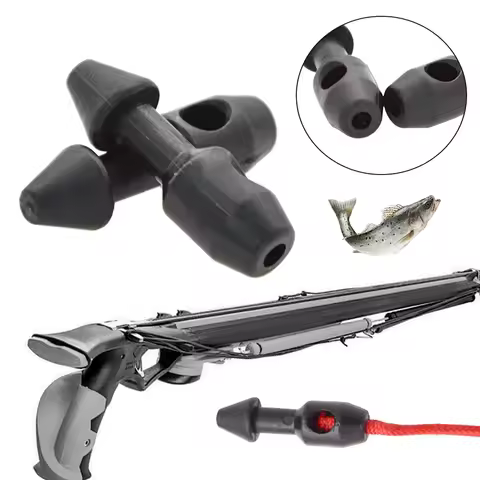2Pcs Spearfishing Wishbone Plastic Spearfishing Insert Speargun Rubber Band Wishbone Inserts Fishing