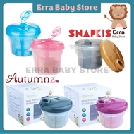 Autumnz Snapkis Snack & Milk Powder Dispenser Storage Baby BPA Free Bekas Susu