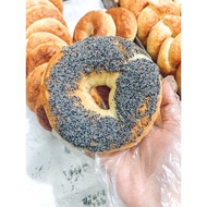 [HALAL-READY STOCK] Bagel/ Roti Bagel/ Sumibagel/ Poppy Seed bagel