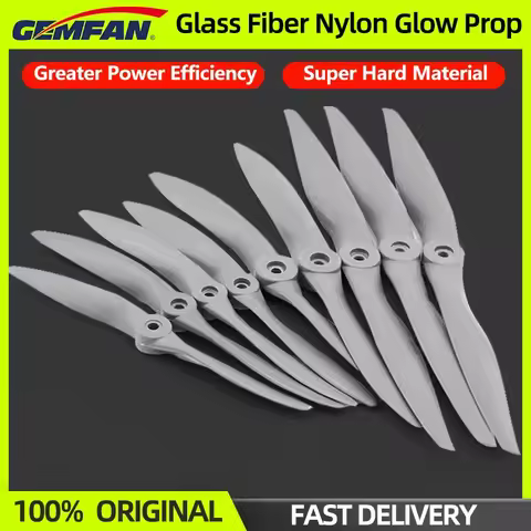 2PCS GEMFAN Glass Fiber Nylon Glow Propellers 8X6/9X5/9X6/10X6/11X6/12X6/13X4/13X6/14X6/15X10 Props 