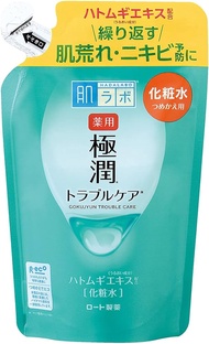 ฮาดะลาโบะ สีเขียวเข้ม แบบถุงเติม 170 มิล. Hada Labo Blemish &amp; Oil Control Hydrating Lotion