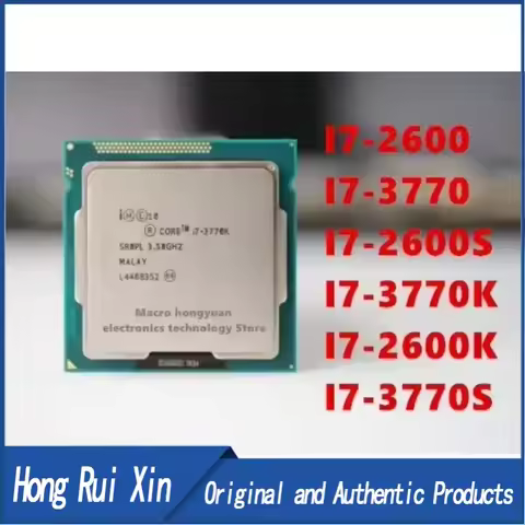 1pcs/lot original i7-2600 I7-3770T I7-2600S I7-3770K I7-2600K I7-2600K I7-3770S I5-2500K I5-2550K I5