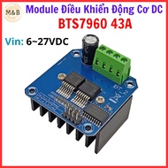 DC Motor Control Module BTS7960 43A High-Power Motor Driver (1 Motor)