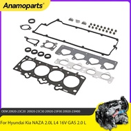 Engine Parts Cylinder Head Gasket Set For Hyundai Kia NAZA 2.0L L4 16V GAS 2.0 L G4GC G4GC-G F4GA G4